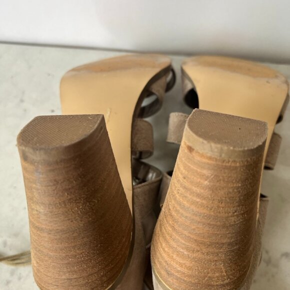 Steve Madden Suede Lace-Up Sandals - Picture 5 of 5